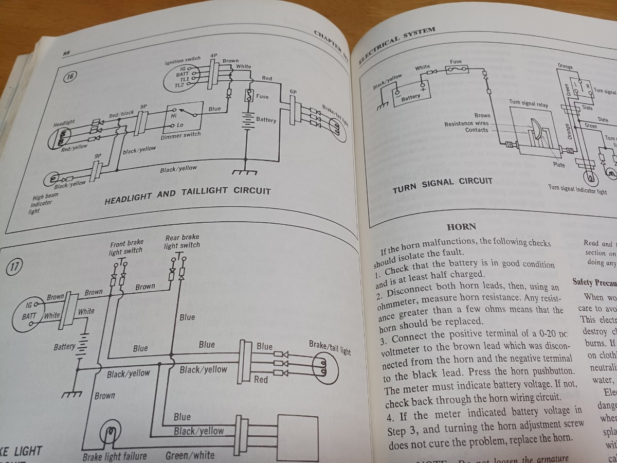 ■カワサキKZ400サービス&リペア バンドブック■kawasaki1974-1977整備書 マニュアル Manual 整備本 クライマー CLYMER_画像10