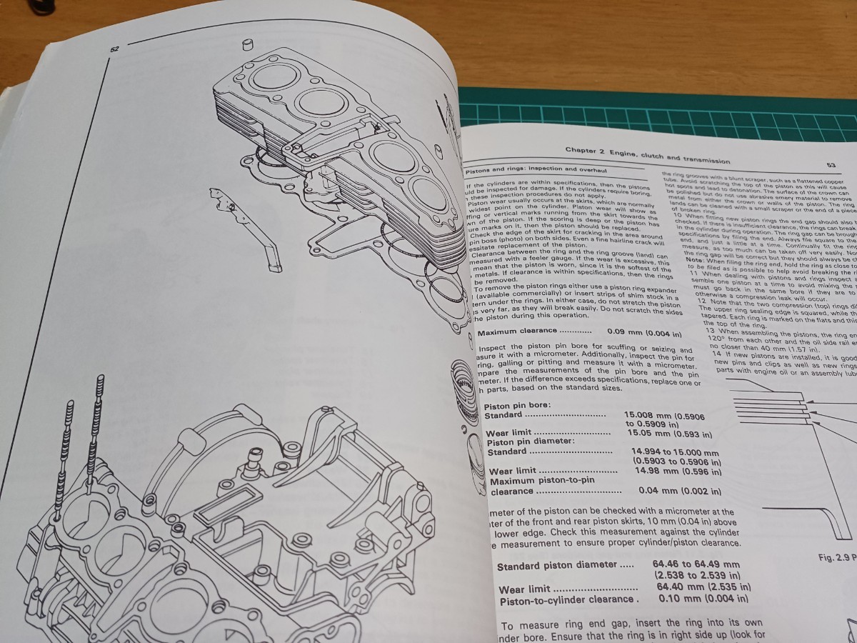 ■オマケ付きCB900C manual■ホンダHONDAオーナーズワークショップマニュアル CB900CカスタムDOHC4気筒901CC1980-1981カラー配線図付整備書_画像6