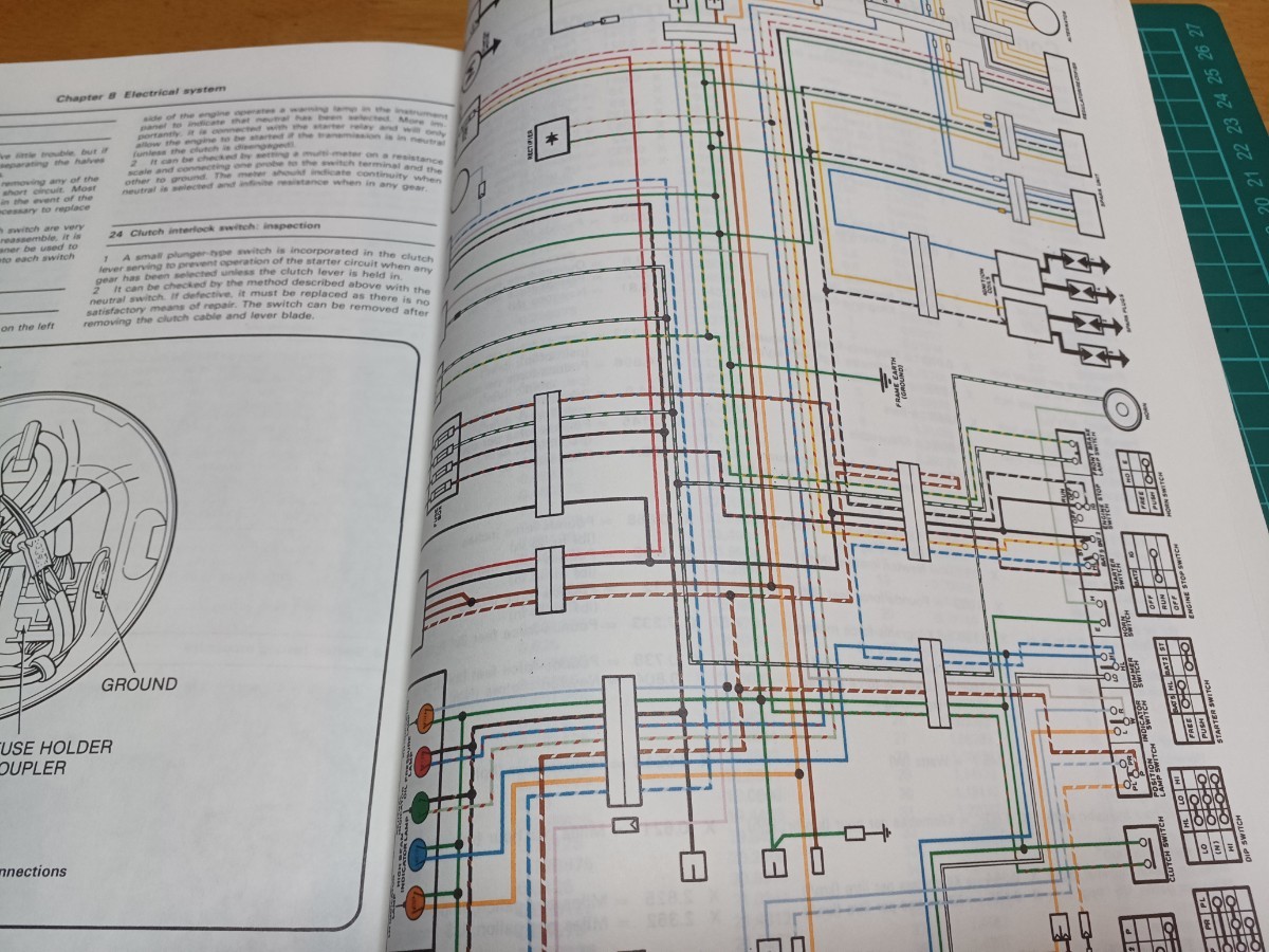 ■オマケ付きCB900C manual■ホンダHONDAオーナーズワークショップマニュアル CB900CカスタムDOHC4気筒901CC1980-1981カラー配線図付整備書_画像9