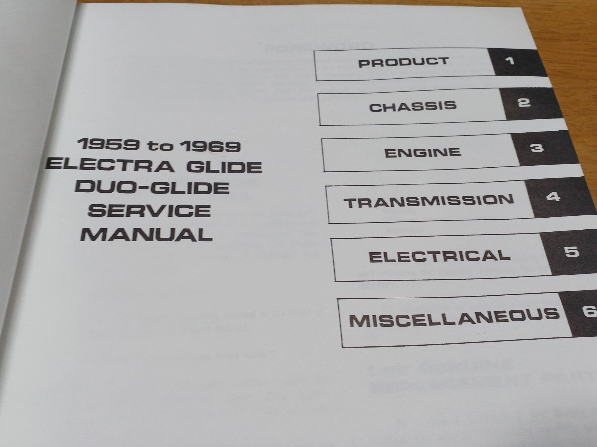 希少旧車Manual ハーレーダビッドソン純正サービスマニュアル 希少旧車Manual ハーレーダビッドソン純正サービスマニュアル