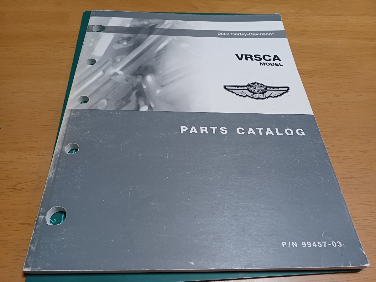 ■希少良品■ハーレーダビッドソン純正2003VRSCA V-ROD パーツカタログ parts catalg HARLEY-DAVIDSON Vロッド_画像1