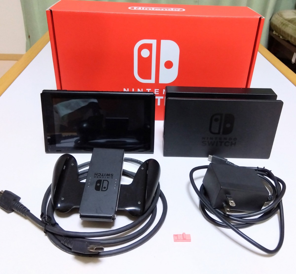 Nintendo Switch 本体 2017年製 初期型 RCMジグ付き Joy-Con欠品