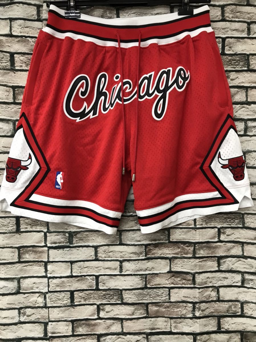 JUST DON×mitchell&ness ジャストドン×ミッチェル&ネス NBA Classic Short Chicago Bulls シカゴブルズバスケットショーツ ハーフパンツ_画像1