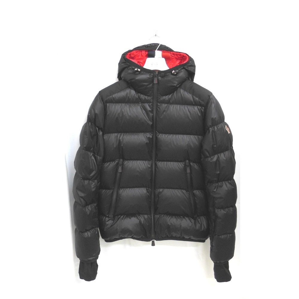 NA30571 モンクレール グルノーブル ダウンジャケット ヒンタートゥクス HINTERTUX ブラック×レッド系 #4 メンズ MONCLER GRENOBLE 中古_画像1