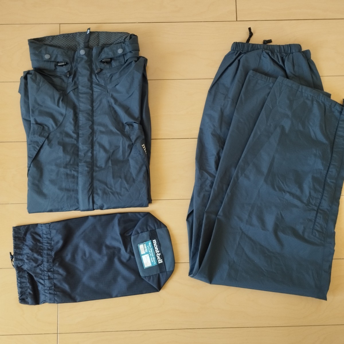 送料込】 XL◇モンベル レインダンサー 上下セット GORE-TEX メンズ