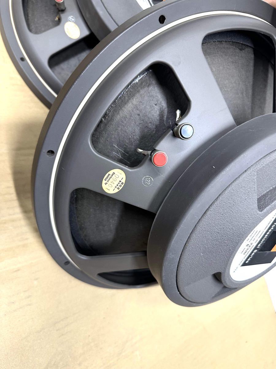 JBL 2231H スピーカーのユニットペア。(動作良好)(新しいウレタン