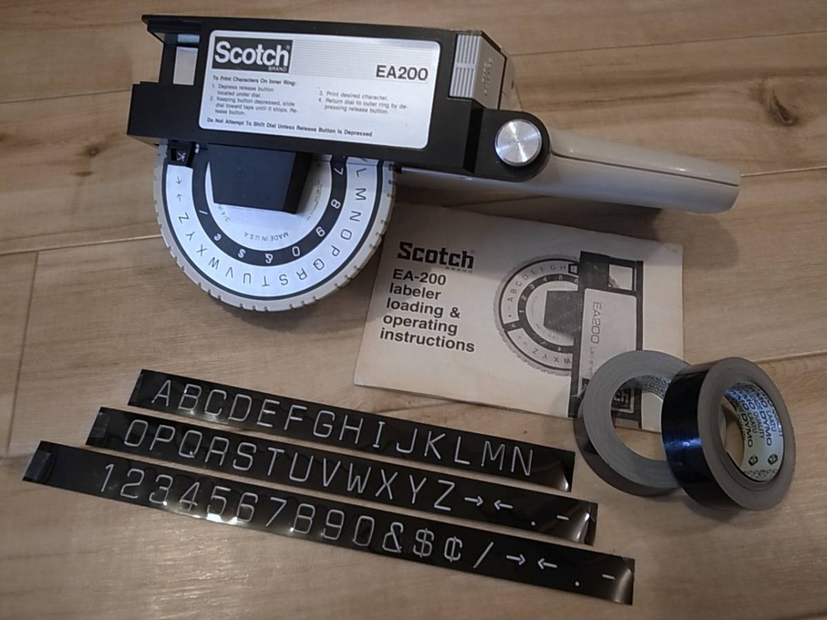 人気デザイナー Scotch 3M Labeler(ダイモ互換) EA-200 ラベル用品