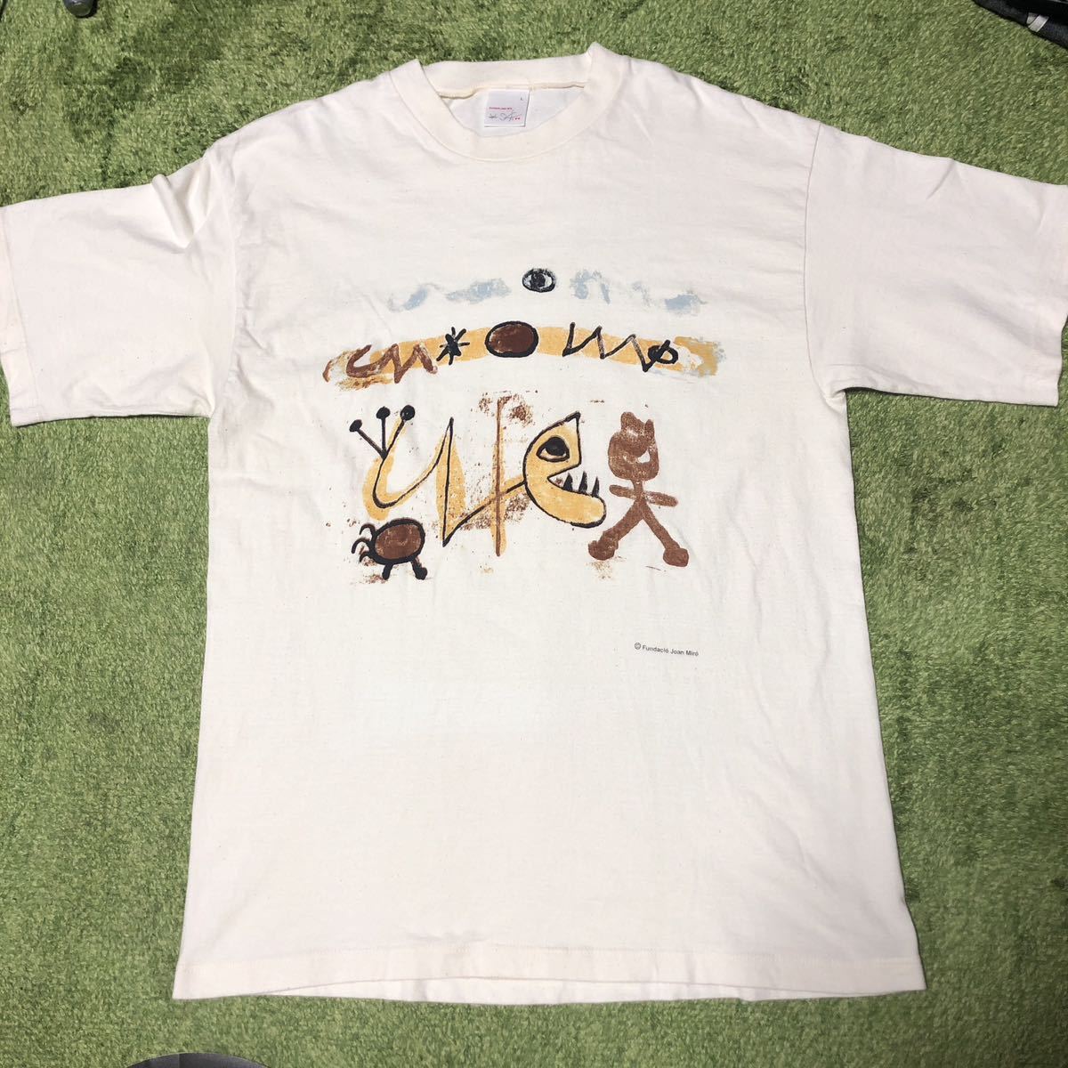 ランキング上位のプレゼント 90's Joan Miro ジョアンミロ アート T