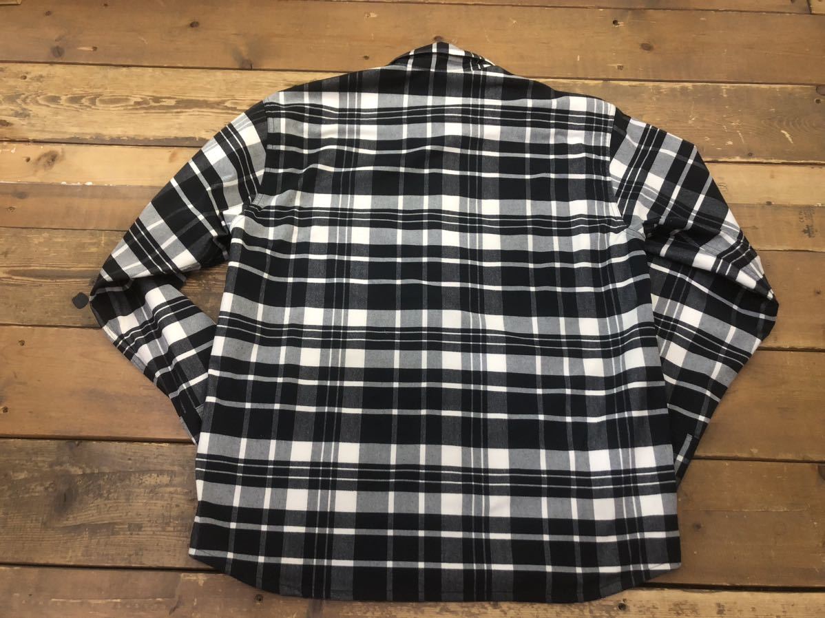 THE NORTH FACE NR62031 L/S Stretch Flannel Shirt ノースフェイス ロングスリーブ ストレッチ フランネル シャツ チェック SIZE M_画像2