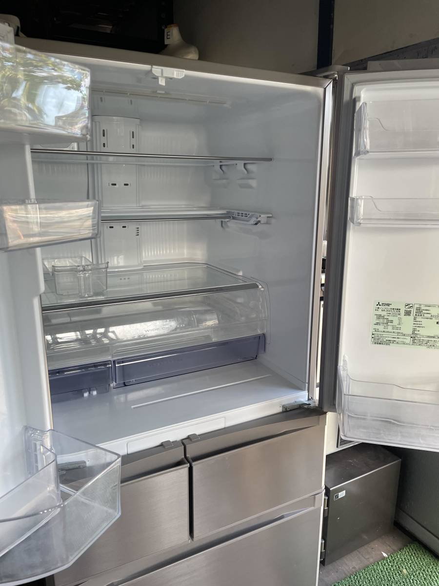 * Mitsubishi /MITSUBISHI 470L MR-JX47LTC 6 door refrigerator [... Smart high capacity ] series 2018 year made silver stainless steel *