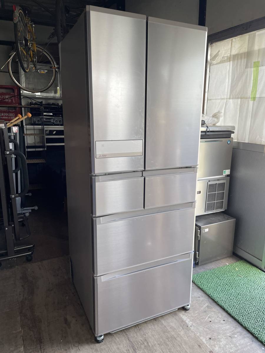 * Mitsubishi /MITSUBISHI 470L MR-JX47LTC 6 door refrigerator [... Smart high capacity ] series 2018 year made silver stainless steel *