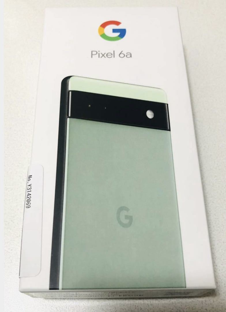 新品★SIMロック解除済★Google Pixel 6a Sage 128 GB au SIMフリー_画像1