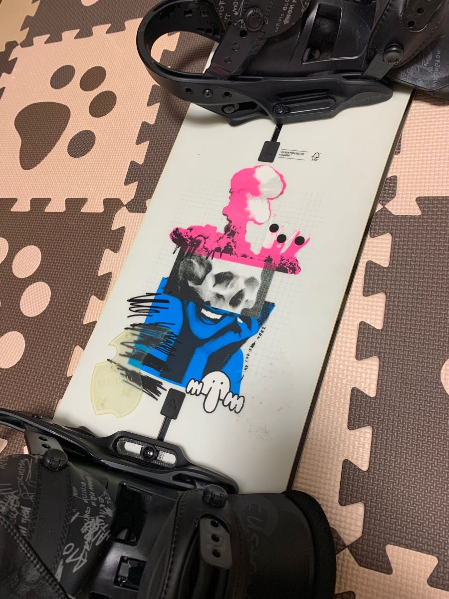 バートン キルロイ BURTON 152cm ビィンディングカスタムMサイズ中古