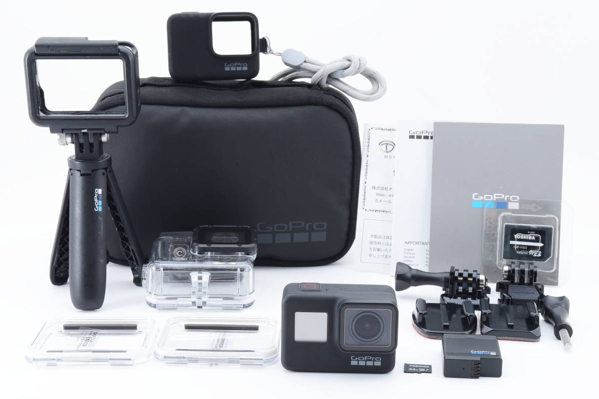 売れ筋商品 □美品□ ゴープロ GoPro HERO7 ブラック 【付属品多数