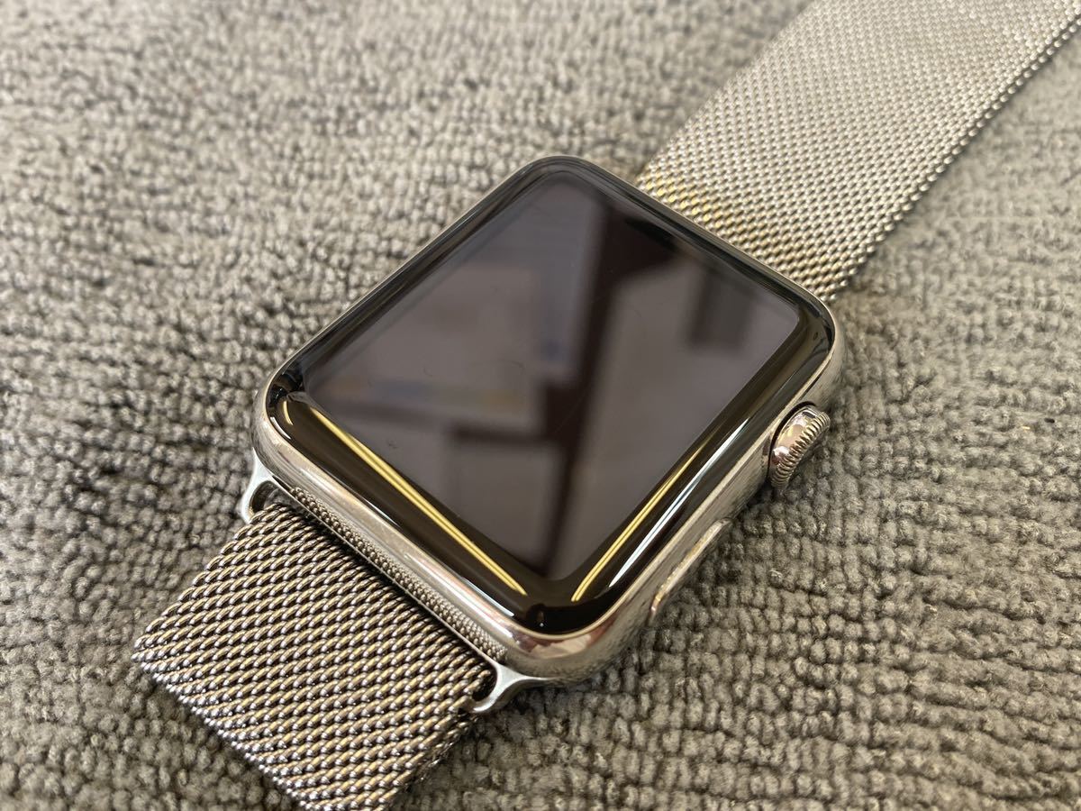 Apple Watch（初代）第一世代 A1554 ステンレス 42ｍｍ(スマート