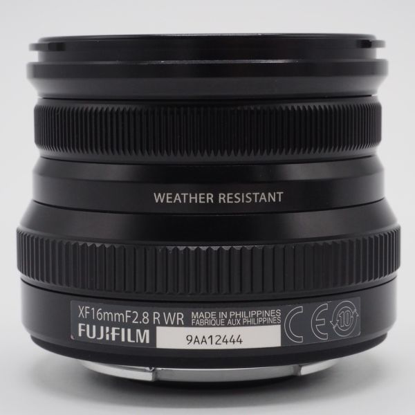 ■ほぼ新品■ FUJIFILM 富士フィルム フジノン XF16mm F2.8 R WR ブラック_画像6