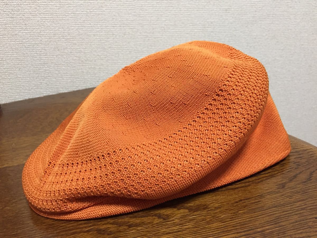  Europe б/у одежда KANGOL Kangol кепка hunting cap шляпа колпак orange M