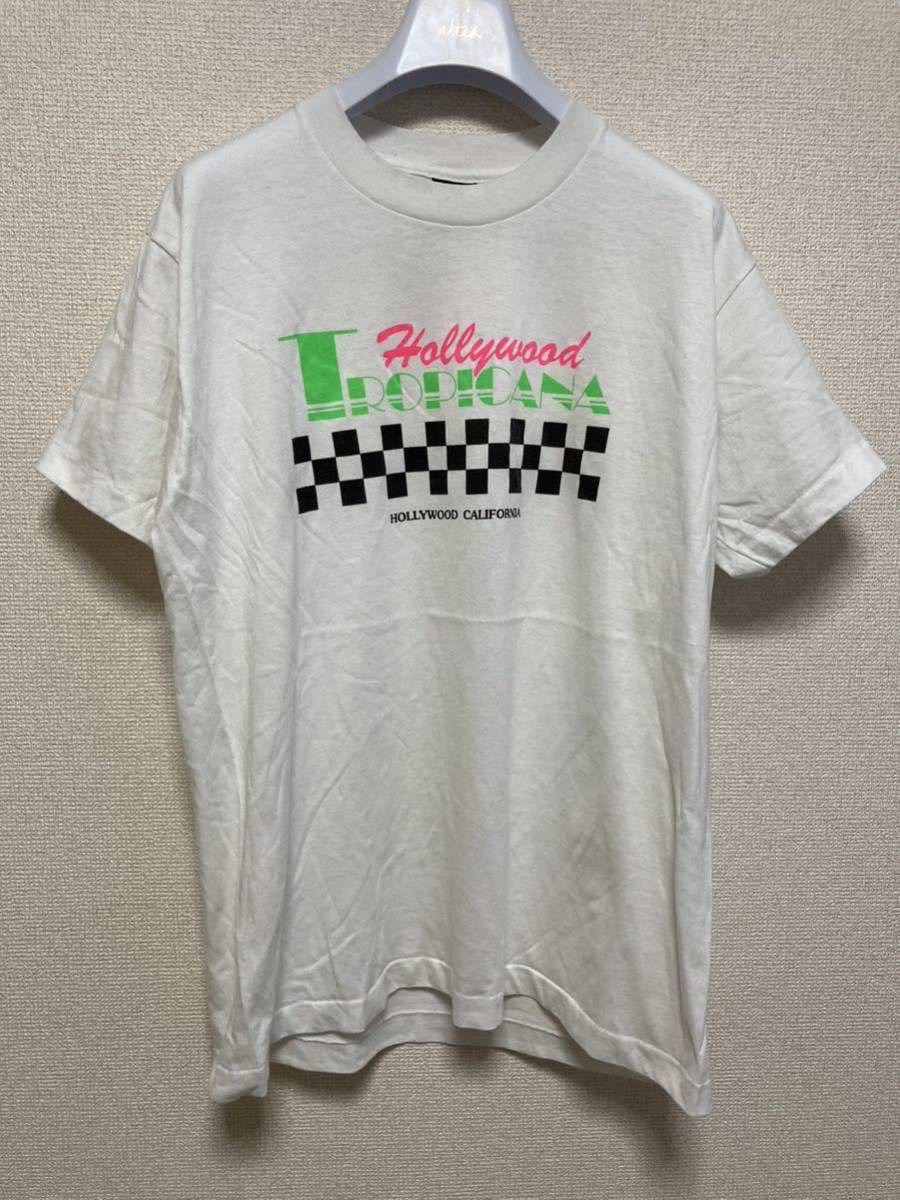 80's 90's USAヴィンテージ プリントTシャツ SCREEN STARS BEST 半袖T XL USA製 白 / サーキットTシャツ スクリーンスターズ 90年代_画像1