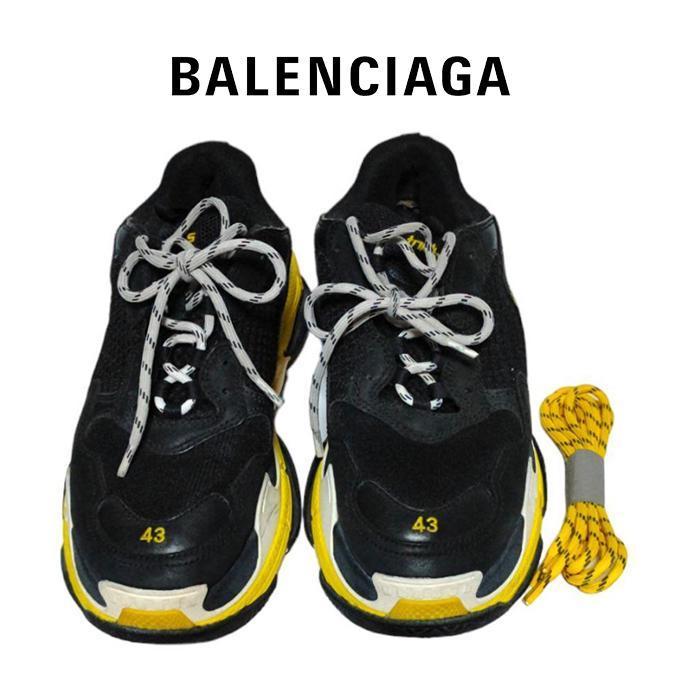 Balenciaga triples S 43 スニーカー ネオンイエロー