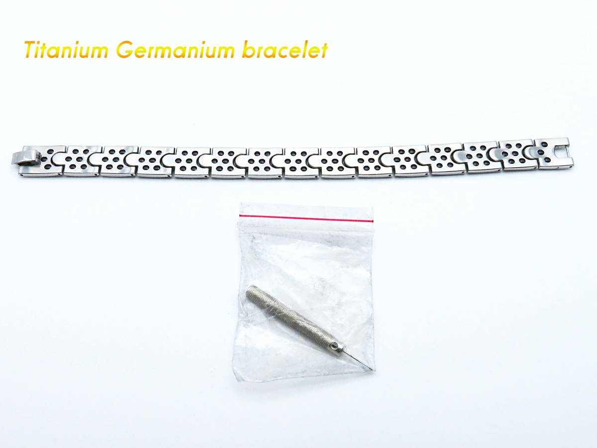 [ germanium / unused goods ] bracele germanium titanium man and woman use accessory health support 