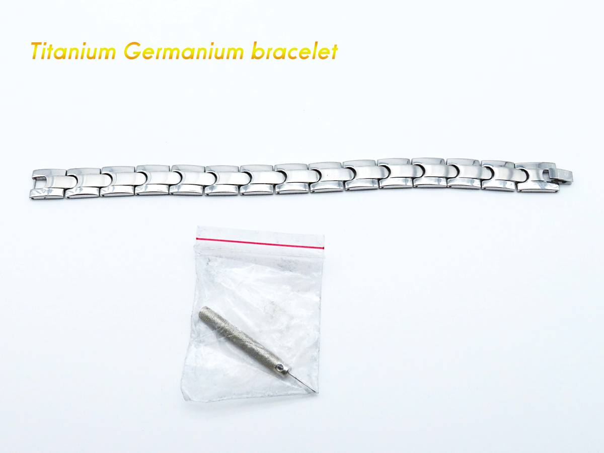 [ germanium / unused goods ] bracele germanium titanium man and woman use accessory health support 