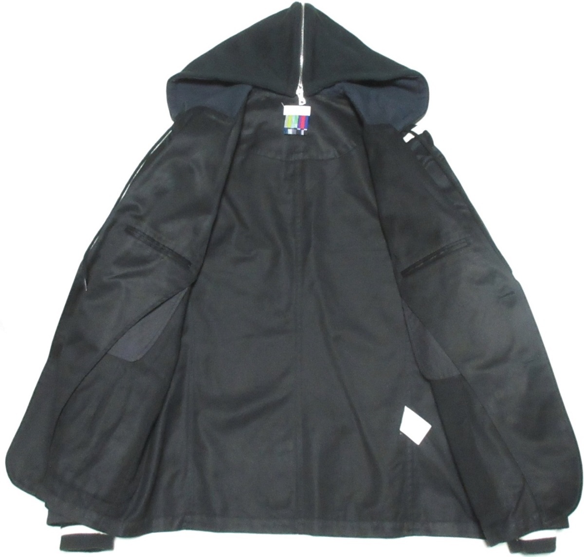 定価44,100円 ファセッタズム FACETASM スクールセーラー 12SS フード ジャケット school sailor jacket KM-JK-M03 ブラック_画像3