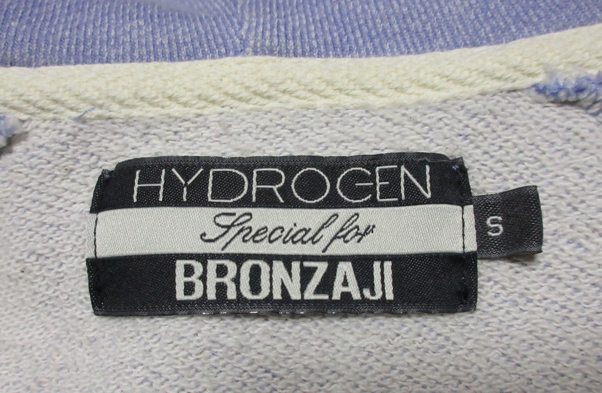 ハイドロゲン ブロンザージ HYDROGEN BRONZAJI スターワッペン サイドライン ジップアップ パーカー_画像7