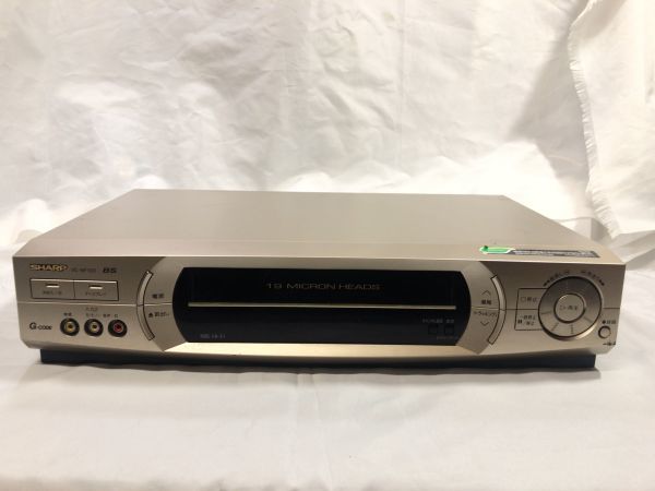 SHARP シャープ VHS ビデオカセットレコーダー ビデオデッキ VC-BF100 99年製 通電確認 再生確認 詳細不明 ジャンク扱い 現状品※の画像1