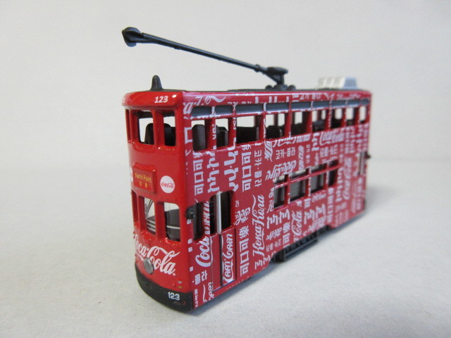 ★新品　日本未入荷　★香港のコカコーラ広告の路面電車　Hong Kong Tram Coca Cola　★TINY製　長さ7cm_画像5