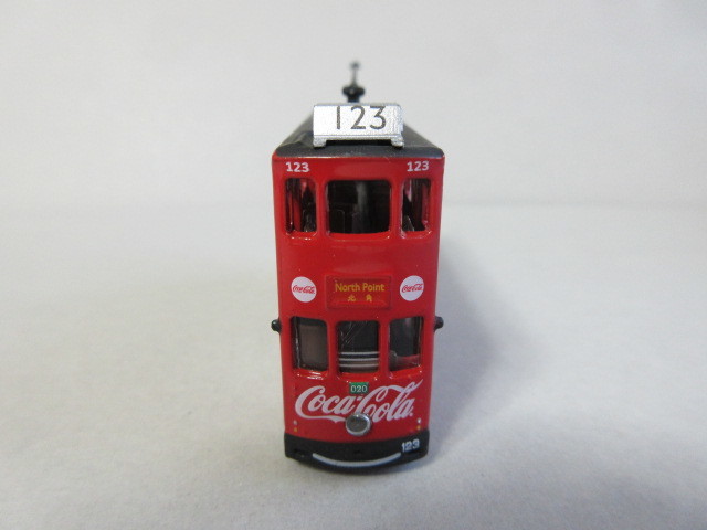 ★新品　日本未入荷　★香港のコカコーラ広告の路面電車　Hong Kong Tram Coca Cola　★TINY製　長さ7cm_画像6