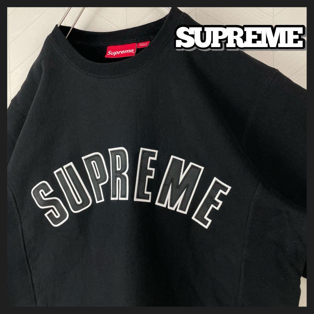 ファッション supreme 即完品 トレーナー ブラック スウェット