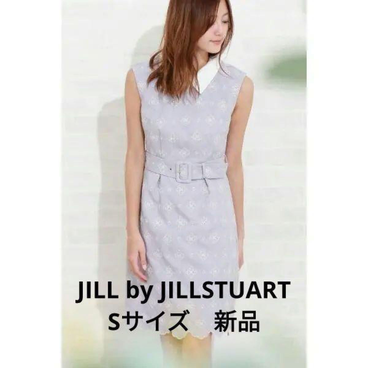 ★新品★ JILL by JILLSTUART　襟付き　刺繍ワンピース　Sサイズ　レースワンピ ジルバイ ジルスチュアート