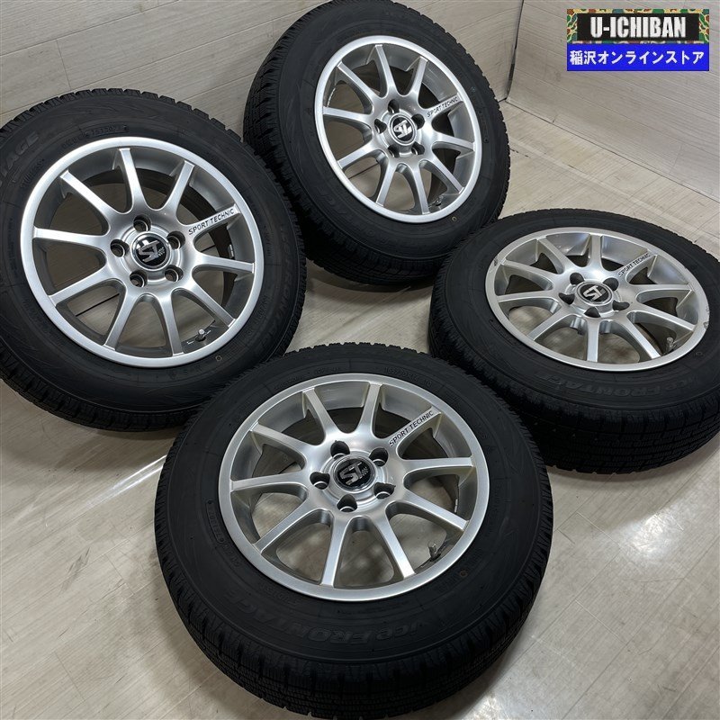 VW POLO ポロ 等 スポーツテクニック 6-14+38 5H100 トーヨー ICE FRONTAGE 165/70R14 14インチ スタッドレス 4本セット 009k_画像6