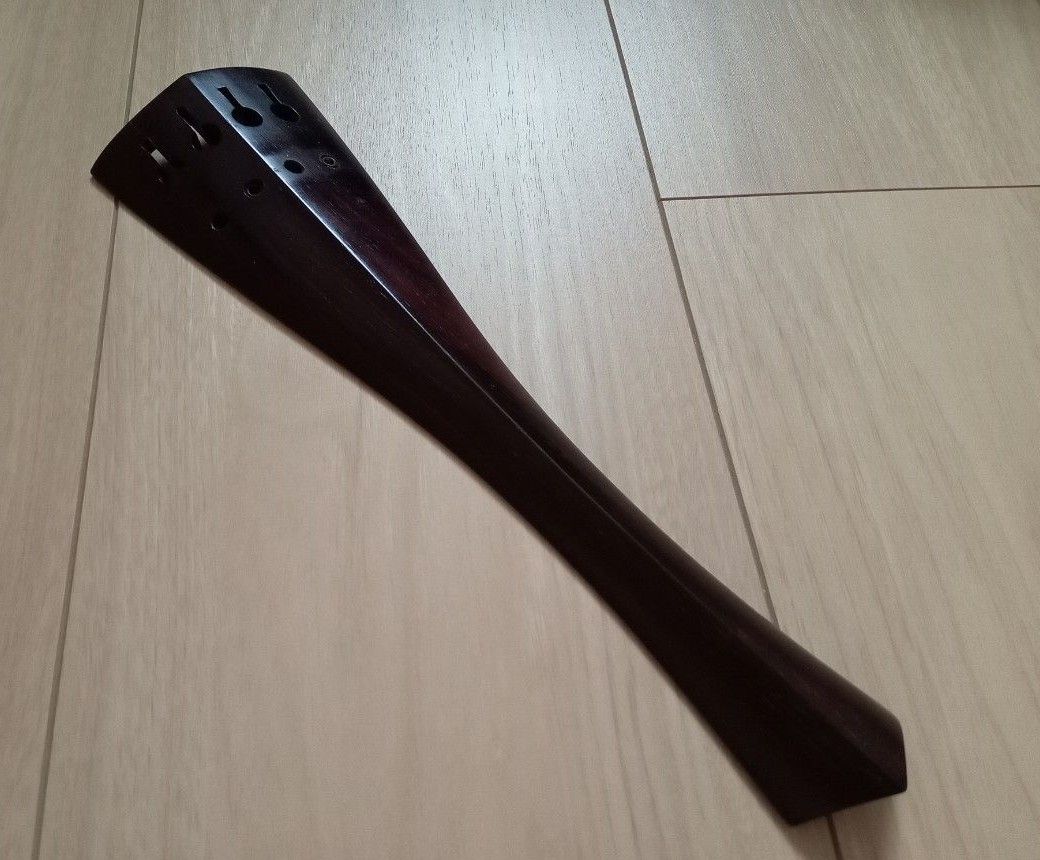 ル・ボワ・ダルモニ チェロ テールピース 黒檀 ヒルタイプ USED 難あり Les Bois d'Harmonie