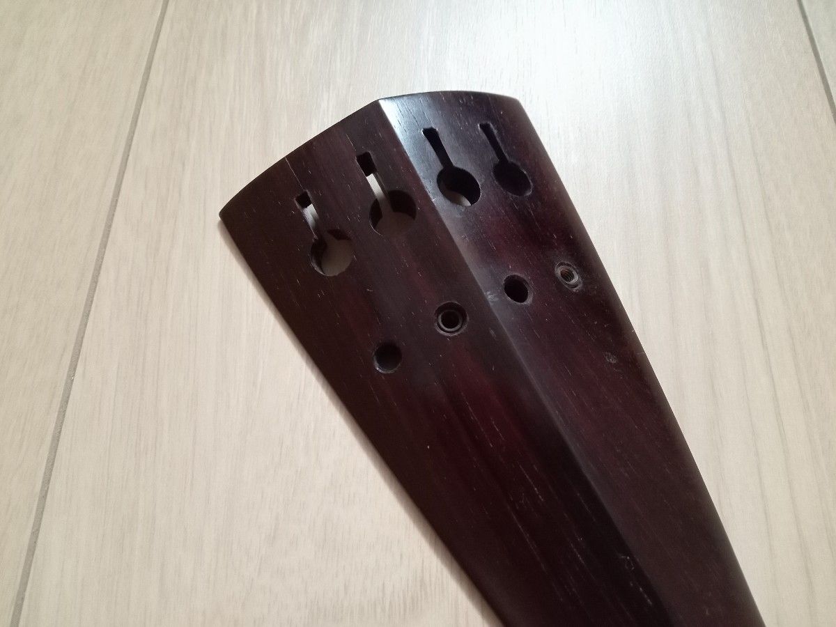ル・ボワ・ダルモニ チェロ テールピース 黒檀 ヒルタイプ USED 難あり Les Bois d'Harmonie