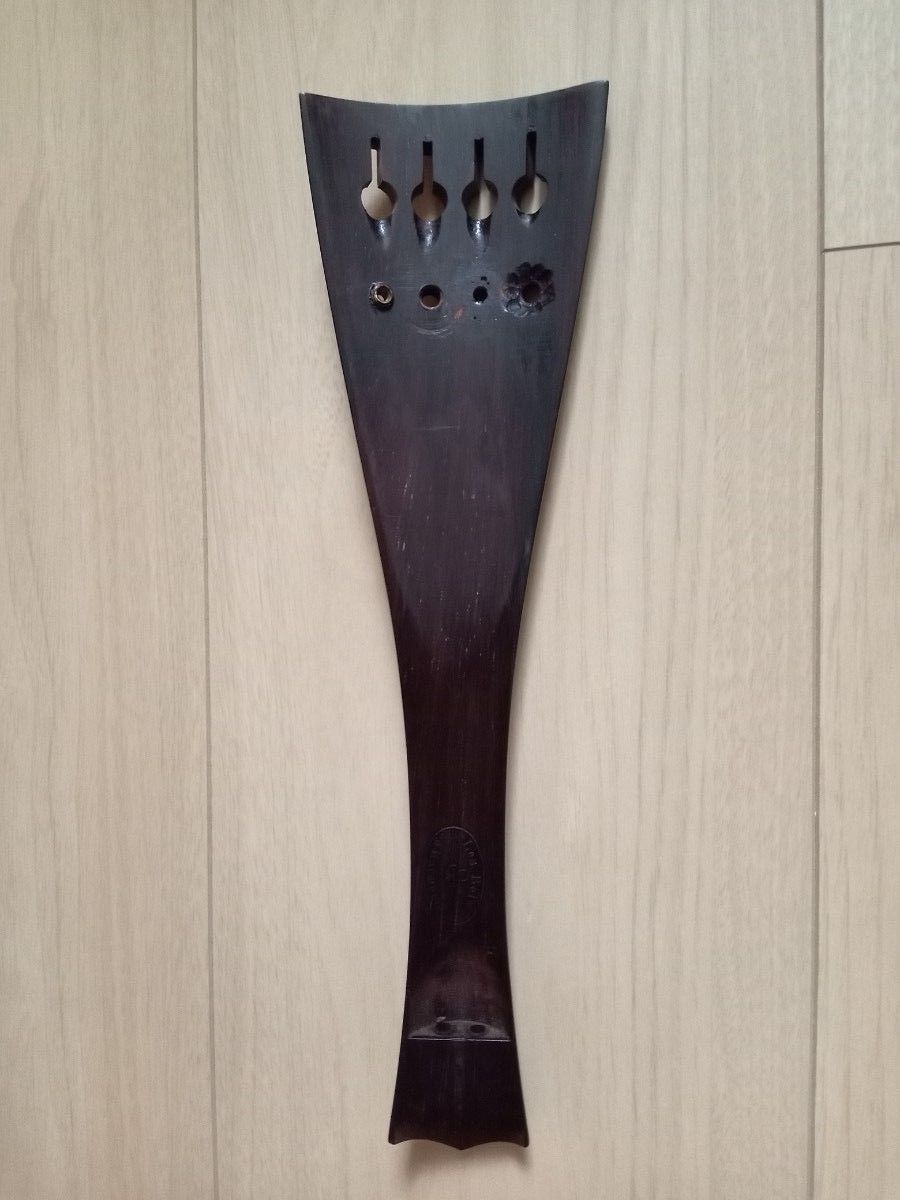 ル・ボワ・ダルモニ チェロ テールピース 黒檀 ヒルタイプ USED 難あり Les Bois d'Harmonie