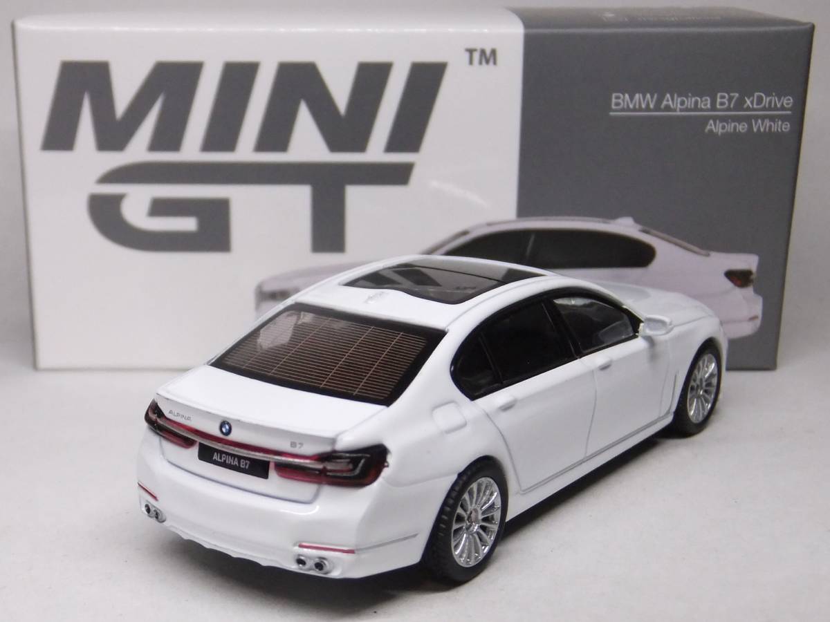 MINI GT★BMW Alpina B7 xDrive アルピナホワイト MGT00557-L 7シリーズ Alpina White 1/64 TSM_画像2