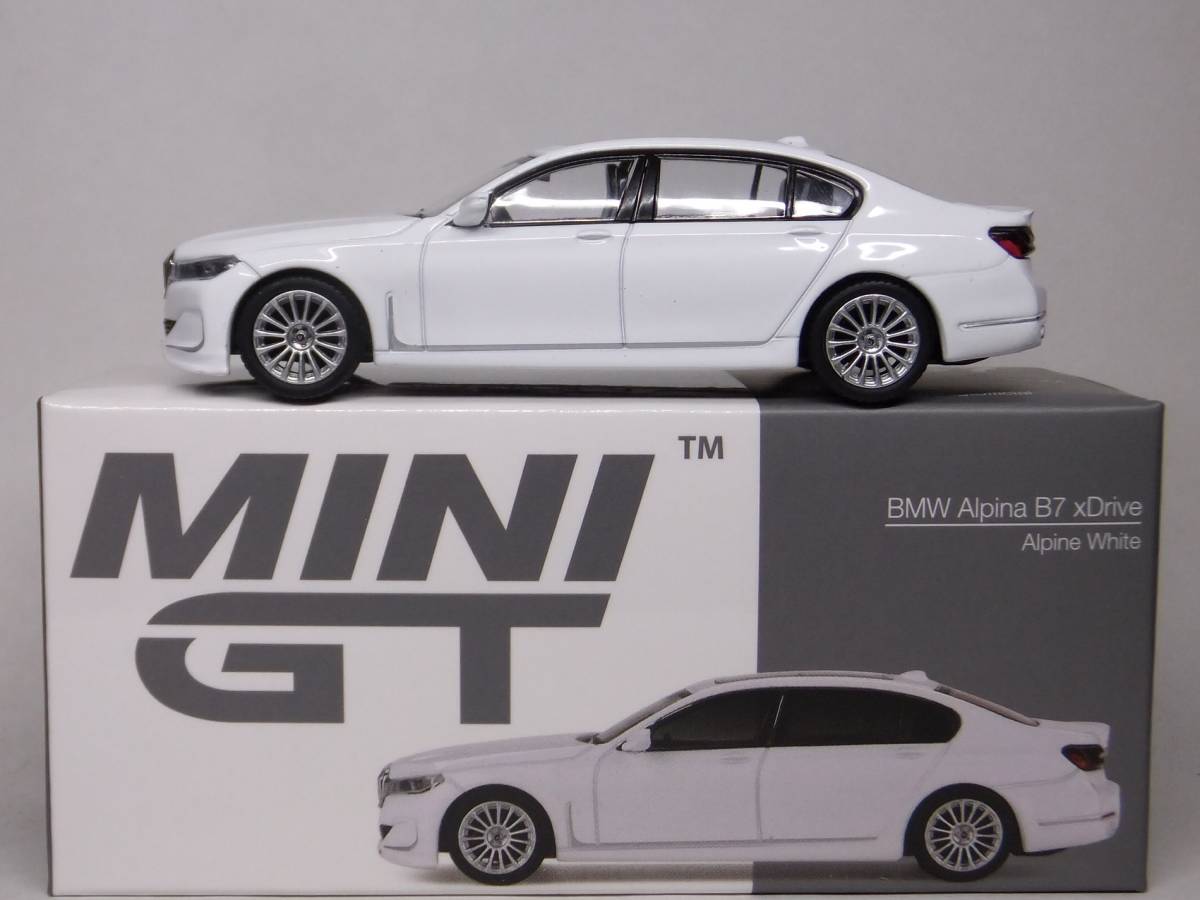 MINI GT★BMW Alpina B7 xDrive アルピナホワイト MGT00557-L 7シリーズ Alpina White 1/64 TSM_画像3