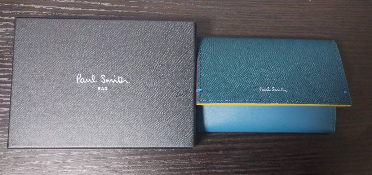 ポールスミス Paul Smith 名刺入れ カード入れ ８４３７６１グリーン