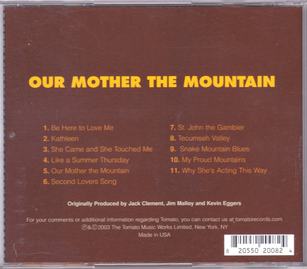 ☆TOWNES VAN ZANDT(タウンズ・ヴァン・ザンド)/Our Mother The Mountain◆69年発表のDon Randi＆James Burton参加のアメリカーナの大名盤_画像2