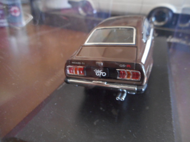 ★★1/43 DISM 三菱 コルト ギャラン GTO 1976 前期 ブラウン アオシマ ディズム Aoshima Mitsubishi Colt Galant GTO ★★_画像2