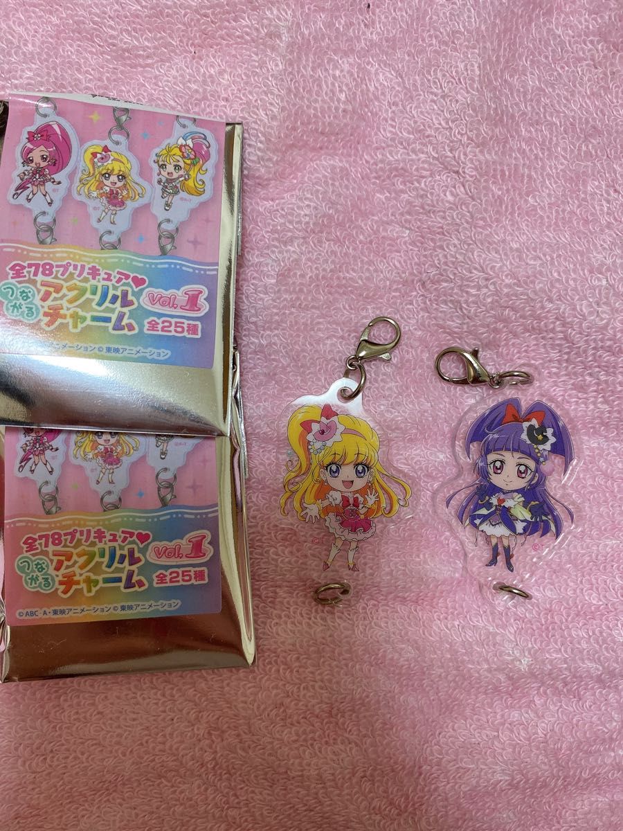 プリキュアオールスターズF 映画 つながるアクリルチャーム キュアマジカル キュアミラクル