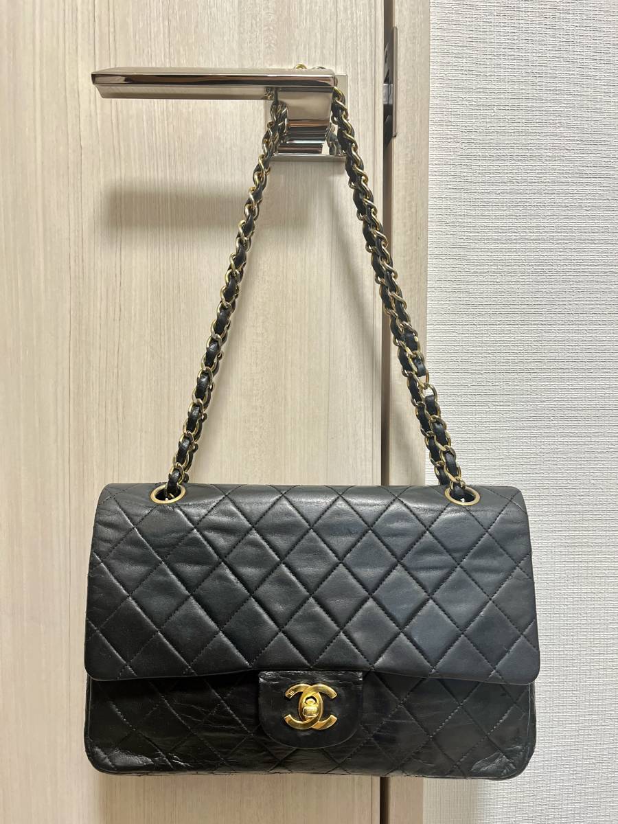 安価 シャネル □□ CHANEL 25センチ ヴィンテージ ダブルフラップ