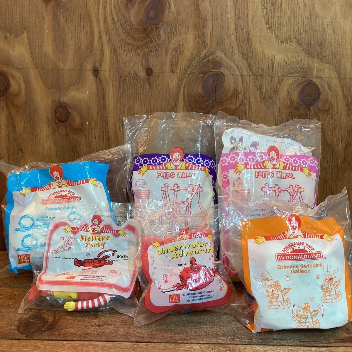 超高品質で人気の ☆未開封☆マクドナルド☆フードストラップ7種類