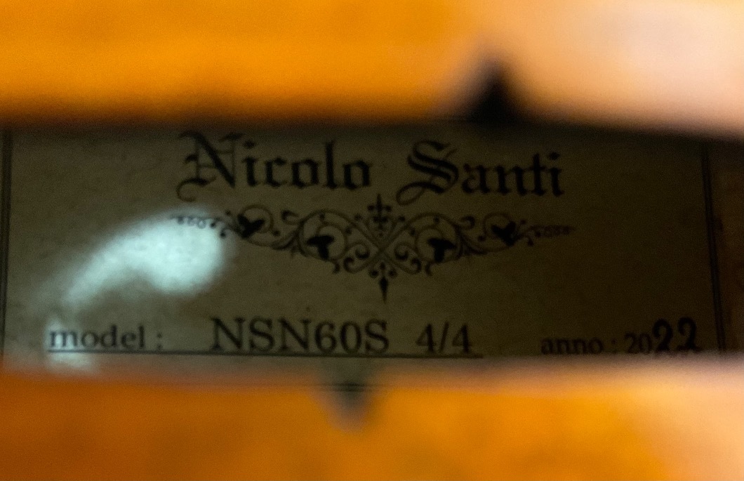 u52572　　中古　Nicolo Santi 　　NSN-60S 4/4　 ヴァイオリン_画像4