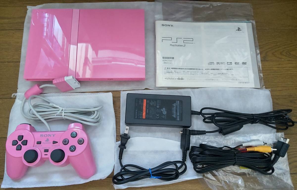 PS2本体 Pink SCPH-77000 限定カラーピンクSONY-