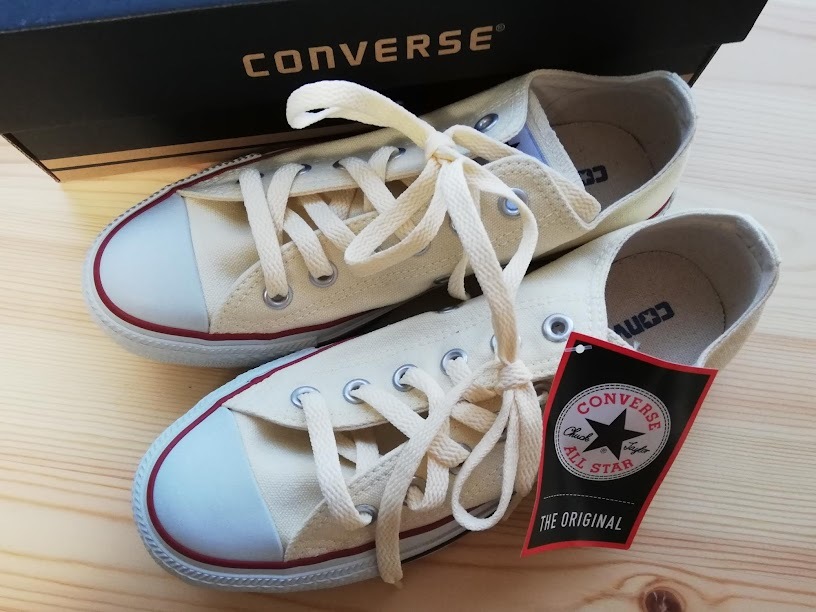 送料込♪SALE！CONVERSE コンバース オールスター OX スニーカー M9165 24cm ホワイト_画像1