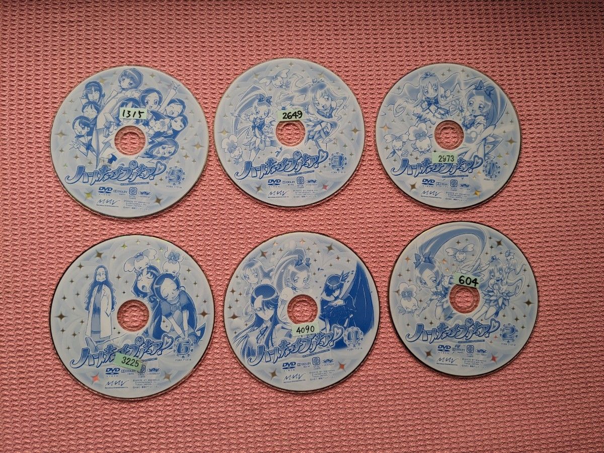 DVD ハートキャッチプリキュア! 全16巻セット