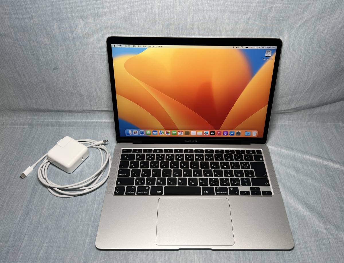 美品 MacBook Air Retina 13インチ 2020 Apple M1 CPU/8GB/AppleSSD