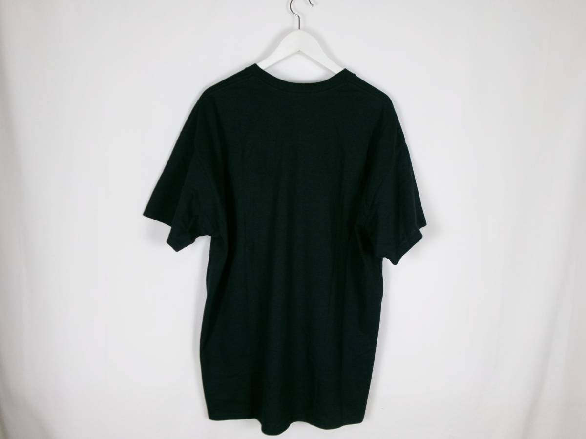 ギルダン GILDAN ULTRA COTTON Tシャツ ポケット クルーネック オーバーサイズ 無地 シンプル 半袖 XL ブラック メンズ 中古 /FB_画像5